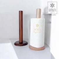 ราคา แกนทิชชู่ไม้ (สีเข้ม ไม้ฉำฉา / สีอ่อน ไม้ยางพารา) แกนทิชชู่ยาว ทำจากไม้แท้ สำหรับร้านอาหาร ห้องครัว (29475802307)