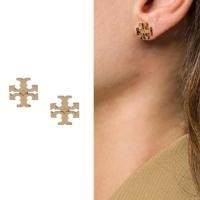 ราคา Tory Burch Kira Stud Earrings ของแท้จากช็อปเกาหลี✔️ Pre-order ต่างหูติดหู (42973476089)