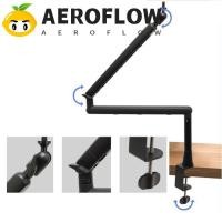 ราคา AEROFLOW ที่วางไมโครโฟนบันทึกเสียง, ขาตั้งไมโครโฟนแบบปรับได้แข็งแรง, ทนทานพับได้ 360° หมุนขยายไมโครโฟนหนีบโต๊ะเมา (45662142625)