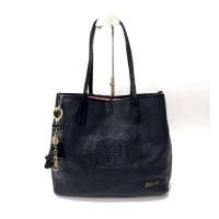 ราคา กระเป๋า Tote bag แบรนด์ METROCITY แท้ สีดำ หนังวัวแท้ลาย Pebble ขนาดใหญ่ จุของจุใจ (48663508447)