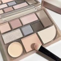 ราคา | 【บลัชออน】 | ♛One Palette All Get Ten Colours Makeup Comprehensive Palette Eyeshadow Palette Blush Contouring Highlight Concealer Earth Color Student Novice♀ (51164119623)