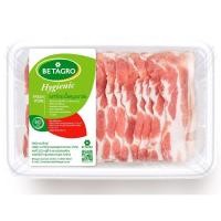 ราคา เบทาโกรสามชั้นหมูสไลด์ 110กรัม Betagro Pork Belly Sliced 110g. [หมายเลขบาร์โค้ด 8852043074768 ] (44560323707)