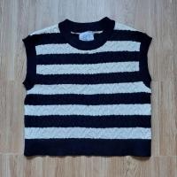 ราคา เสื้อกั๊กไหมพรมทอลาย เสื้อกั๊กกันหนาวเด็กโต แบรนด์ ZARA ไซส์ 152 อก 32"- 38" (43475321131)