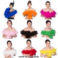 ราคา ขนนกเส้น ขนนกเฟอร์ หนานุ่มฟู ไม่มีกลิ่น หนา 60 กรัม ยาว 180 ซม ออกงาน การแสดง สไคล์วินเทจ แกสบี้ Gatsby Feather Boa (1148277688)