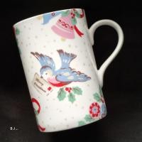 ราคา แก้วมัค Cath kidston ลายนกน้อยน่ารัก (27323246317)