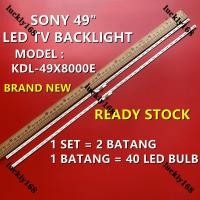ราคา (ใหม่ 1 ชุด) KDL-49X8000E 49" LED TV BACKLIGHT / LED TV LAMP (พร้อมสต็อก) KDL-49X8000 (40927683320)