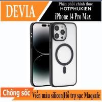 ราคา เคสกันกระแทกขอบโครเมียมสําหรับ iPhone 14 Pro / 14 Pro Max รองรับยี่ห้อชาร์จ Maqsafe DEVIA Glimmer Series - HPK Distribution (52410644341)