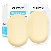 ราคา สบู่กํามะถัน OUKEYA สําหรับผิวหน้า 10% กํามะถัน, กรดซาลิไซลิก 2%, ก้อนสบู่ซัลเฟอร์พร้อมนมแพะและน้ํามันทีทรี, เจนเทิล คลีนเซอร์ ไฮเดรติ้ง อโล & ไฮยาลูโรนิค แอซิด (2 แพ็ค) 2SHB (57664538279)