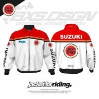 ราคา Suzuki Vintage LUCKY STRIKE JACKET RIDING TOURING SUNMORI เสื้อแจ็คเก็ตกันน้ํา (22328484596)
