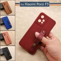 ราคา Xiaomi Poco F5 Simple Ring I-Ring Back Case TPU Soft Cover Casing Colourful Stand Mobile Housing (56814531130)