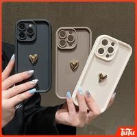 ราคา TuTu 3D เคสโทรศัพท์ซิลิโคนรูปหัวใจสีทอง,กันกระแทกMatte candy CaseสําหรับiPhone 15 14 13 12 11 16 7 8 Pro Max XS XR Plus SEเคสโทรศัพท์ปก เคสกันกระแทก เคสซิลิโคน เคสไอโฟน11 (42962168735)