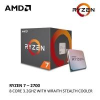 ราคา AMD RYZEN 7 2700, พร้อม WAITH SPIRE (LED) COOLER PROCESSOR (22968941360)