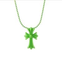 ราคา CHROME HEARTS SILICONE NECKLACE - GREEN (44330563167)