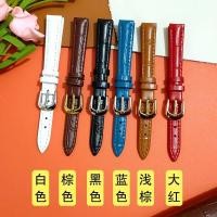 ราคา สาวสายนาฬิกาหนังวัวสีขาวหนังแท้ลายจระเข้นุ่มเข็มขัดขาหัวเข็มขัดสร้อยข้อมือ10มม14มมสีแดงขนาดใหญ่3.30 (47812196279)