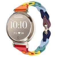 ราคา หัวเข็มขัดซิลิโคนสายรัดโลหะสำหรับ Garmin Lily 2 สร้อยข้อมือแฟชั่นผู้หญิงเปลี่ยนสายรัดข้อมือสำหรับนาฬิกา Garmin Lily2 (57658301610)