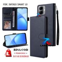 ราคา FLIP CASE สําหรับ INFINIX SMART 10 FLIP WALLET HP CASE, FLIP WALLET LEATHER COVER, FLIP LEATHER BOOK COVER (45152352454)