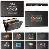 ราคา Mini ID Card Holder Blocking Slim Metal Wallet Automatic Pop up Credit Card Coin Purse Pop-Up Aluminium Card Wallet (40881649441)