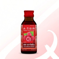 ราคา น้ำหวานเข้มข้น A - tisin รสราสเบอร์รี่ กลิ่นหอมสดชื่น ขนาด 30 ml และ 60 ml (42219137893)