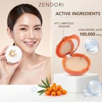 ราคา แป้ง Zendori (เซนโดริ) แป้งพัฟผสมรองพื้น ปกปิดเนียนสนิท กันน้ำ กันเหงื่อ และคุมมัน (50663904530)