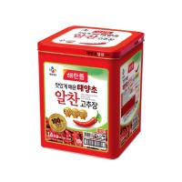 ราคา [ของแท้] 태양초알찬고추장 CJ Haechandle Gochujang (โคชูจัง พริกแกงเกาหลี) 14kg (27284344349)