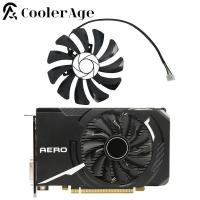 ราคา * สําหรับ MSI/Inno3D RX460 P106 960 GTX 1060 AERO ITX 3G 6G OC 85MM HA9010H12F-Z กราฟิกการ์ดเปลี่ยนพัดลมระบายความร้อน- (41332142004)