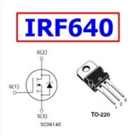ราคา FET IRF640N อะไหล่สำหรับเครื่องขยายเสียง 200V. 18A. 125W. สินค้าในไทย ส่งไวจริง ๆ (16606673440)