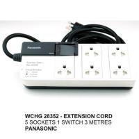ราคา Panasonic WCHG 28352 ปลั๊กพ่วง 5 เต้ารับ สายไฟยาว 3 เมตร (2268859431)