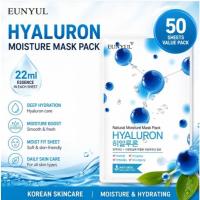 ราคา [EUNYUL] Natural Hyaluron Mask Pack 22ml x 50pcs Moisture Essence Sheet Mask K-Beauty Skincare (47811832280)