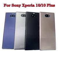 ราคา สําหรับ Sony Xperia 10 Plus / Xperia 10 / XA3 ฝาหลังแบตเตอรี่ประตูกระจกด้านหลังกรณีฝาครอบแบตเตอรี่ฝาหลัง (42430727342)