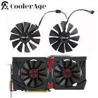 ราคา IVideo การ์ดพัดลมสําหรับ ASUS GTX 780 780Ti 970 980Ti R9 280 290 280X 290X 95 มม.T129215SU 5Pin FD10015H12S GPU Fanx (48111987338)