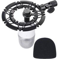 ราคา Razer Seiren Mini Shock Mount และ Pop Filter Matching Mic Boom Arm Stand, เข้ากันได้กับไมโครโฟนขนาดเล็ก Razer Seiren (53811764552)
