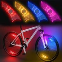 ราคา ไฟเตือน LED กันน้ํา 4 สี สําหรับติดล้อรถจักรยาน (24924347096)