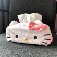 ราคา (ของใหม่) กล่องกระดาษทิชชู่คิตตี้ ของแท้ สินค้าจากญี่ปุ่น ลิขสิทธ์แท้ ปลอกคลุมกล่องทิชชู่ Hello Kitty (3240096650)