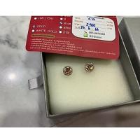 ราคา ต่างหูเพชรแท้ LV กลม (58112018144)