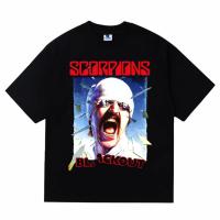 ราคา Metaphor Tshirt Scorpions เสื้อยืดแขนสั้นวินเทจสีดํา Unisex distro (56461212347)