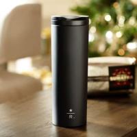 ราคา ใหม่/แท้ Starbucks "RESERVE" Matte Black Stainless Steel Tumbler 16 fl. oz. (473 ml.) + Box (2557136115)