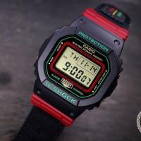 ราคา CASIO G-Shock DW-5600THC-1DR (สายผ้า) ของแท้ มือหนึ่ง ประกันศูนย์ 9id2 (3489136569)