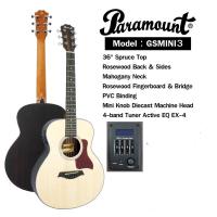 ราคา Paramount กีตาร์โปร่งไฟฟ้า 36" รุ่น GS Mini 3 Travel Guitar (9672573917)