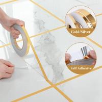 ราคา WALL LIST FLOOR LIST STICKER LIST GOLD SILVER ALREADY HAS ADHESIVE GLUE (53554095397)
