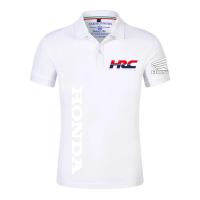 ราคา HONDA RACING POLO เสื้อโปโลผ้าฝ้าย100% ทุกเพศ สไตล์มอเตอร์ไซค์แข่ง ใส่ขับรถและลำลองประจำวัน S-3XL (48814061583)