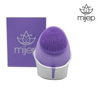 ราคา MIJEP Facial Cleansing Brush แปรงซิลิโคนล้างเครื่องสำอางอัตโนมัติ สีม่วง (7438529078)