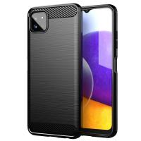 ราคา Armor Carbon TPU Case Samsung Galaxy A22 5G - Casing Black Soft Cover Black Original Shock (27284863811)