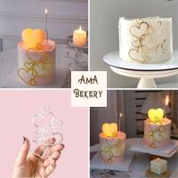 ราคา ป้ายแต่งเค้กหัวใจ ป้ายปักเค้ก อุปกรณ์ตกแต่ง หัวใจ น่ารัก •พร้อมส่ง• (29150435633)