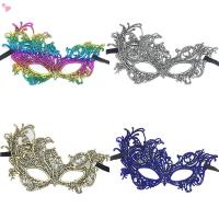 ราคา Glitter ลูกไม้ Venetian Masquerade หน้ากากผู้หญิงครึ่งหน้า Hollow Out Phoenix รูปแบบ Eye Mask ปรับริบบิ้น Tie สําหรับฮาโลวีน Carnival งานแต่งงานคอสเพลย์เครื่องแต่งกาย Party (52512735839)