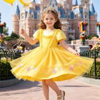 ราคา เบลล์ชุดเจ้าหญิงสาวฤดูร้อนชุดตาข่ายสีเหลือง กระโปรงชั้นใน สไตล์ดิสนีย์ชุดวันเกิดชุดการแสดง (48461120326)