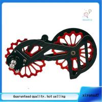 ราคา [xiyanad7.th]Road Bike Derailleurด้านหลังสําหรับ Red10S 11S/RivaL 10S 11S/Force 10S 11S คาร์บอนไฟเบอร์ 17T Pulley Derailleur,สีแดง (54663340759)