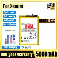 ราคา BN5L สําหรับ Xiaomi Redmi 12C แบตเตอรี่โทรศัพท์มือถือคุณภาพสูงความจุสูงเปลี่ยนแบตเตอรี่ Bateria เกรด A Cell พร้อมเครื่องมือ (48764602195)