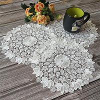 ราคา CRISP Coaster Hollow สีขาวผ้าปูโต๊ะถ้วยเย็บปักถักร้อยดอกไม้โครเชต์ Doily (40232833814)