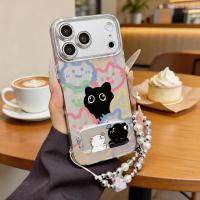ราคา เคสลายแมวดำสีสันสดใส มีสายคล้องโทรศัพท์ กันกระแทก พร้อมส่ง เคสไอโฟน11pro เคสไอโฟน13 เคสไอโฟน15 เคสไอโฟน17promax-LRYSJK32 (48162110664)