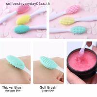 ราคา L&Z Double-headed Silicone Brush Skin Care Lip Exfoliating Facial Cleansing Face Scrub Nose Clean Brush Lipsti & Lip Balm Applicator Skin Care Tool . (47460432110)